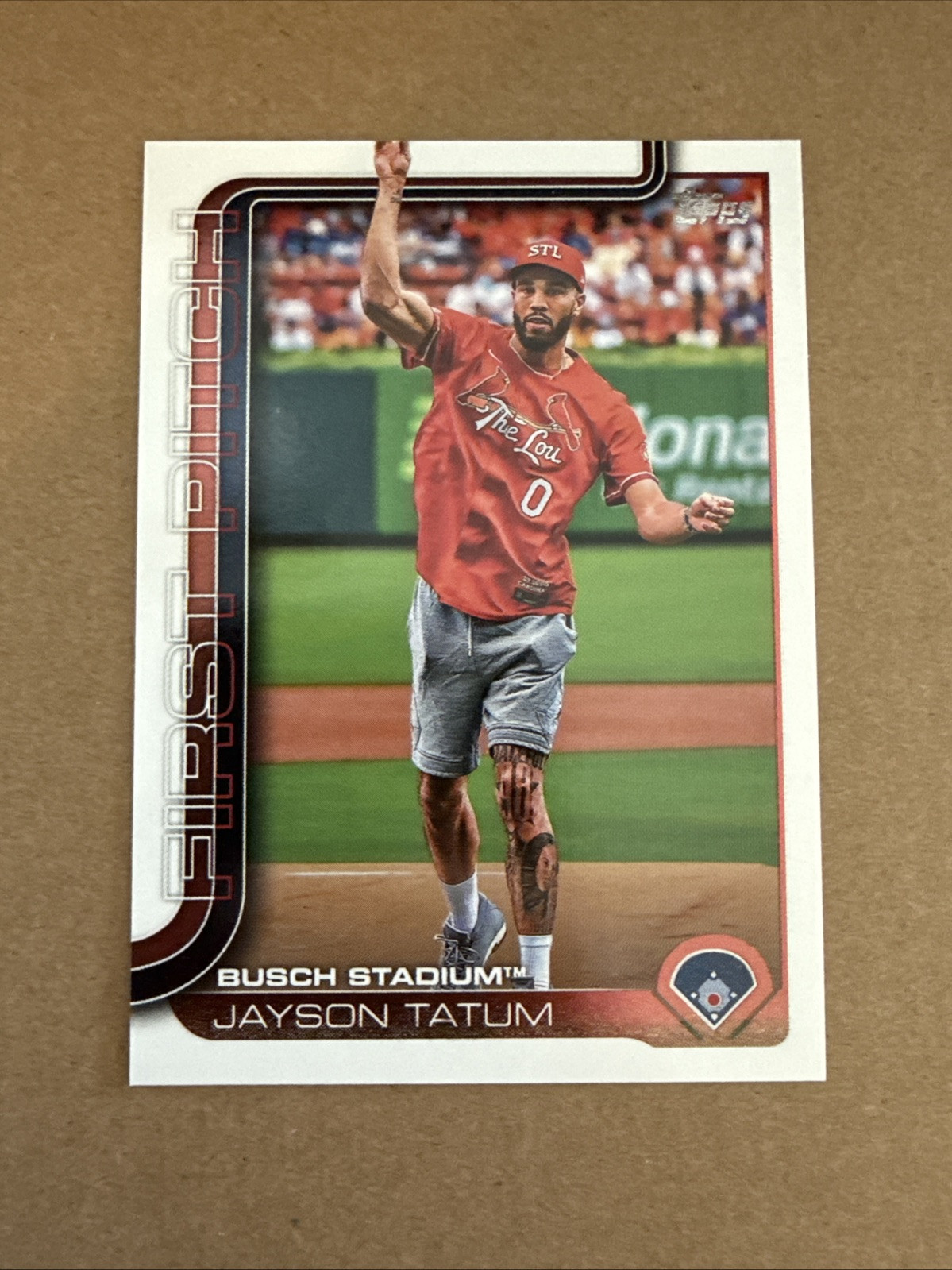 2025 Topps Series One First Pitch #FP-5 Jayson Tatum