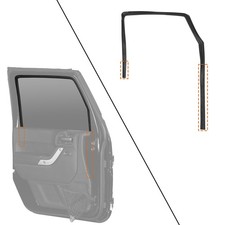 Fit Jeep Wrangler Jk 2007-2018 Driver Side Front Door Window Glass Weatherstrip
