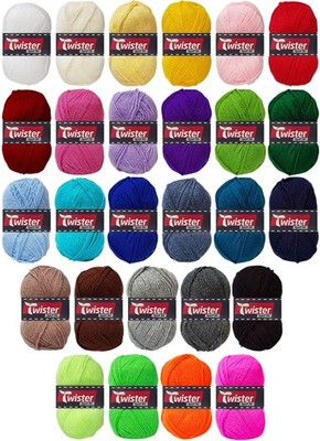 50 Gramm Twister Sport 50 aus 100 % Polyacryl Farbauswahl