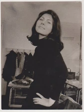 Soft Poise In Quiet Room As The Light Finds Young Woman Face Vintage Girl Photo