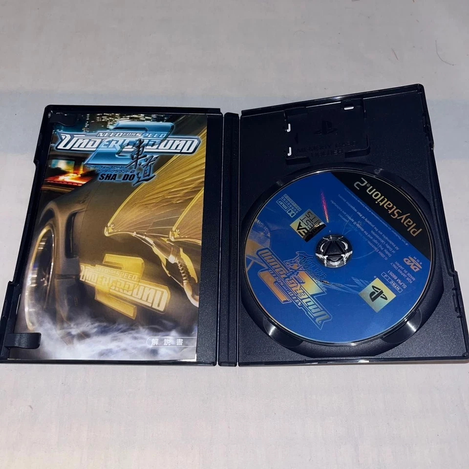 PS2 Sony PlayStation 2 Need For Speed Underground 2 Sha_Do Japan Edition Good GP - Image 2 of 4