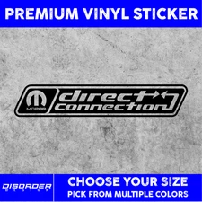MOPAR DIRECT [VINYL STICKER]-for Car/Truck WINDOW-LAPTOP-FOLDER-YOU PCK CLR/SIZE
