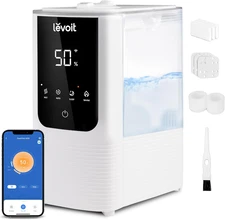 Humidifiers for Bedroom Home, Smart Warm and Cool Mist Air Humidifier for Large