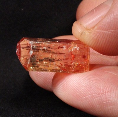 19.7 Ct  Terminated Imperial Topaz Crystal from Mina Gerais, Brazil