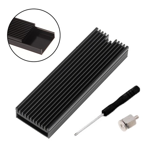 1 Set M.2 SSD NVMe Heat Sink Hard Disk Aluminum Heatsink Heat Dissipation - Photo 12/12