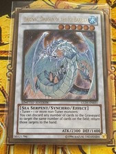Mint Gold Rare Brionac, Dragon of the Ice Barrier GLD5-EN031 Limited Edition