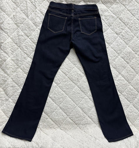 Old Navy The flirt women size 4 regular blue denim bootcut dark wash jeans - Picture 2 of 10