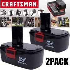2Pack for Craftsman 19.2Volt 11375 Battery C3 DieHard 130279005 11376 130279003