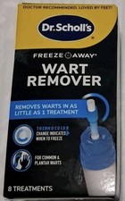 NEW Dr. Scholl's Freeze Away Wart Remover Common  Planter 8 Treatments EXP 2027