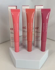 CLARINS Lip Perfector Gloss FULL SIZE .35oz New in Box YOU CHOOSE Shade 01 05 07