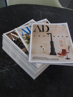 AD Hefte, Architectural Digest, 16 Stk. 2022-25, Architektur, Design, Gestaltung