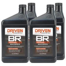 Driven Racing Oil 00106, Break-In Oil, Conventional 15W-50, 4 Quarts