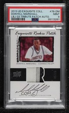2013 Upper Deck Exquisite Collection /35 Donyell Marshall PSA 9 MINT Patch Auto