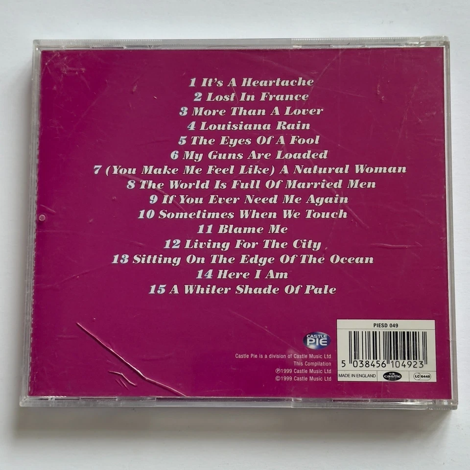 Bonnie Tyler It's A Heartache CD 70s pop music (15 Tracks) - Image 2 of 2