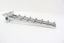 6x Gridwall Waterfall Hangers 7-Ball 46cm Silver Retail Display