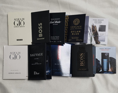 10 verschiedene Luxus Mini ´s Giorgio Armani , Dior , Boss für Herren