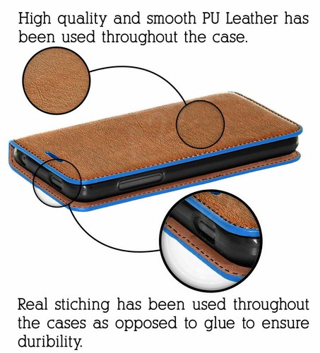 Magnetic Flip Case Leather Wallet Slim Stand Cover Luxury For all Mobile Phones - Picture 5 of 18