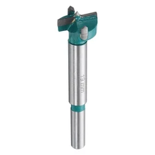 Forstner Drill Bit 3/4" (19mm) Carbide Wood Hinge Hole Opener Round Shank