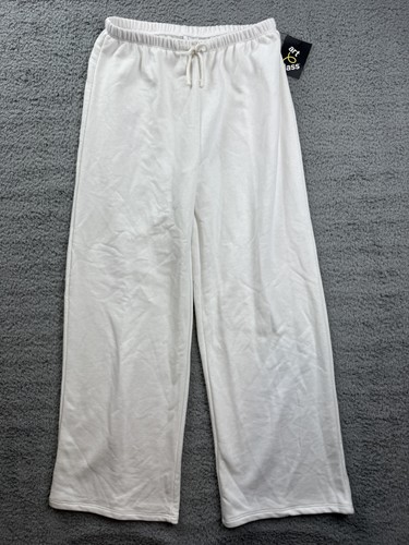 Art Class Pants Girls XL 14 White Wide Leg Lounge Drawstring Waist Soft Relaxed