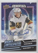 2022 Upper Deck Credentials Highly Anticipated Kaedan Korczak #HA-28 Auto 0sw9