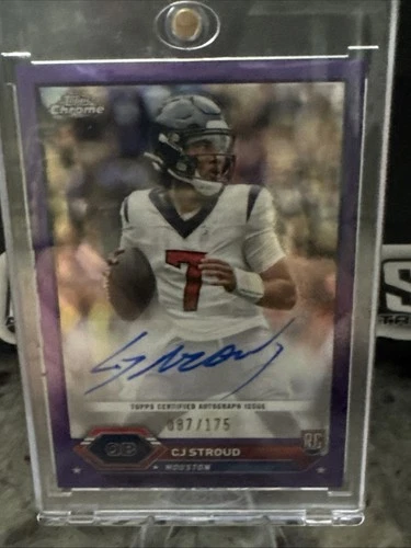2023 Topps Composite Autographs C.J. Stroud #TCA-CS Purple Refractor /175 (RC)
