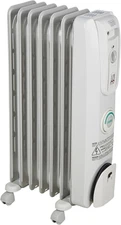 Oil Filled Radiator Heater, 1500W Electric Space Heater for Indoor Use, Portable