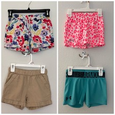 4 Bundles Kids Shorts For Girls Size Medium