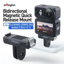 aMagisn for DII NANO /OSM0 360/Action5 Pro /4/ 3 Magnetic Quick Release