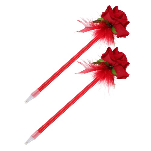 2 Pcs Simulated Flower Rose Pen Color Changing Cute Pens for Teachers - Picture 3 of 17