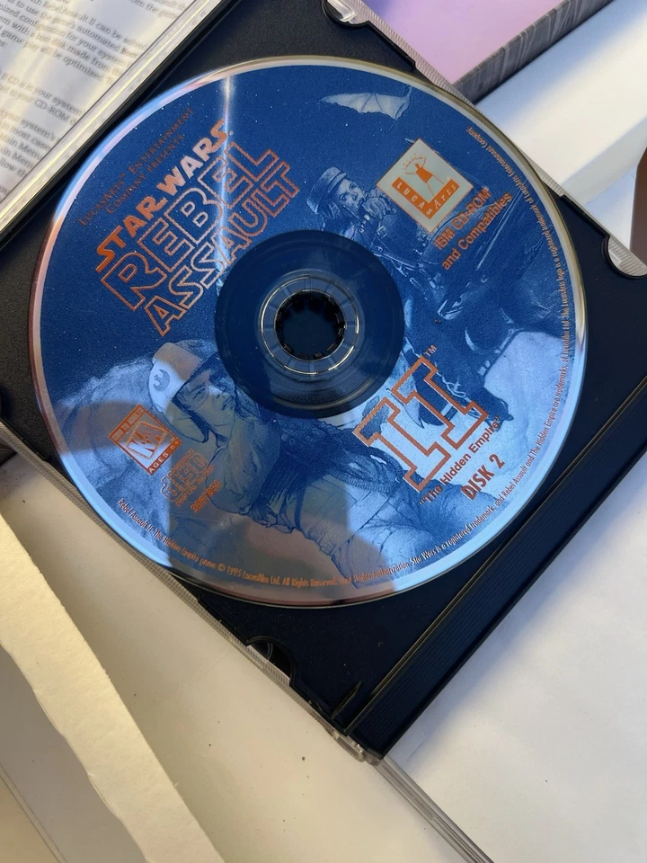 Star Wars: Rebel Assault II - Hidden Empire **Lucasarts** PC Big Box IBM CD-ROM - Image 4 of 4