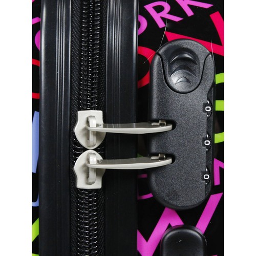 World Traveler Hartschalenkoffer Trolley Rollen Paris London New York Rio 4 Si - Bild 7 von 18