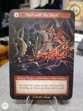 Sorcery : Contested Realm (Beta) Unique Pact With The Devil NM Non Foil