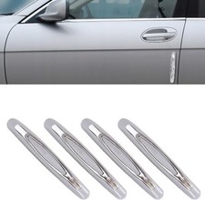 4PCS Car Door Edge Guards, Anti-Scratch Door Protector Trim Strip Color: Gray