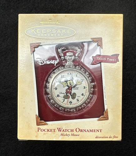 Hallmark Andenken Ornament Mickey Mouse Taschenuhr Ornament 2004 - Bild 1 von 10