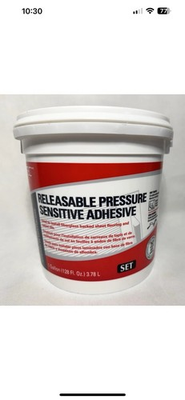 #ad #ad Releasable Pressure Sensitive Adhesive for Sheet Vinyl amp; Carpet Tiles TEC 1 Gal. $28.00