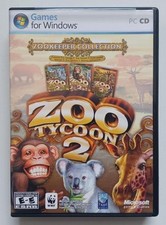Zoo Tycoon 2: Zookeeper Collection (PC, 2006 - 2 CDs) Game For Windows - Rated E