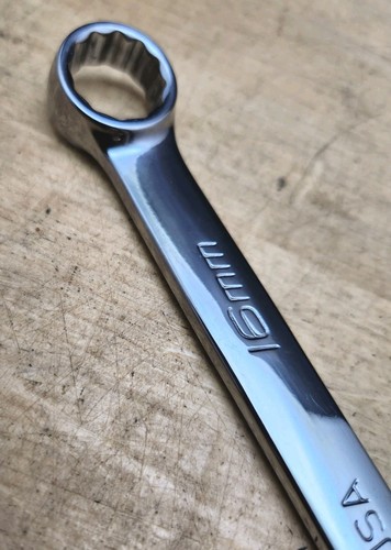 New Snap On SOEXM16 - 16mm Flank Drive Plus 12Pt Chrome Combination Wrench - Picture 5 of 5