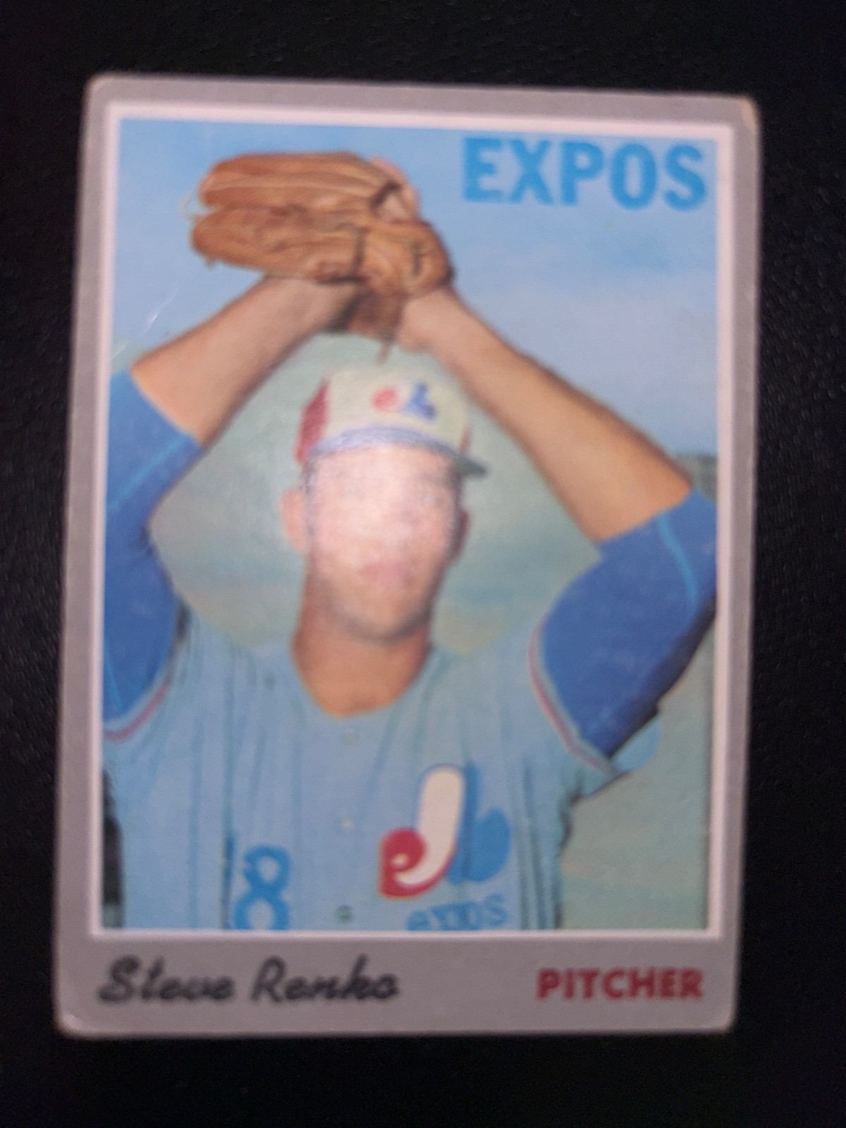 1970 Topps #87 Expos Steve Renko Rookie Baseball Card