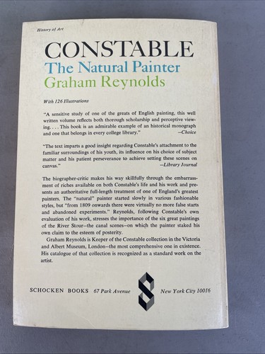 Constable the Natural Painter 1st edition 1965, pb, - Foto 5 di 7