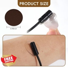 Lavalier Mic Windscreen Circles - 25mm - Black, White, Beige, Brown - 100 Pc