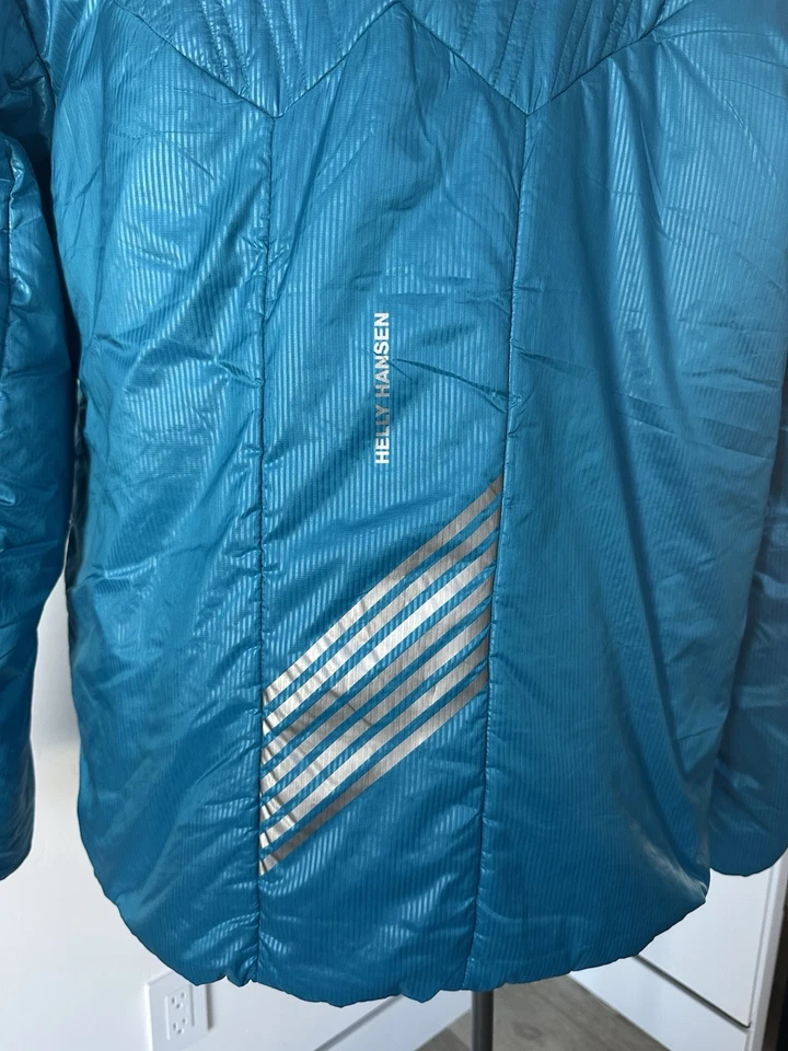 HELLY HANSEN WOMENS MOUNTAIN PROFESSIONAL SERIES PRIMALOFT JACKET size XXL Blue  - Image 4 of 4