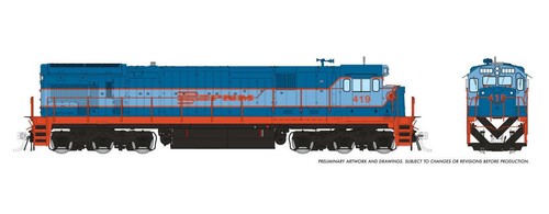Rapido ~ HO Scale ~ FNM ~ C36-7 #425 ~ DC Version ~ 042111 | Zustand: New