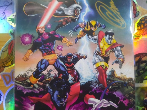 Giant-Size X-Men #1 Greg Capullo Variant Signed By Capullo In Gold & coa!! VF/NM - Picture 13 of 19