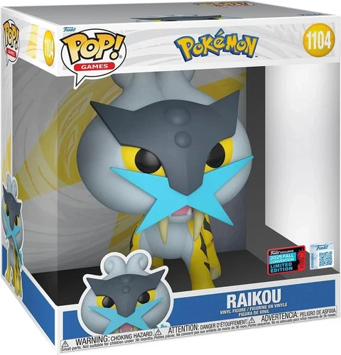 Funko Pop! Jumbo: Pokemon - Raikou Collectable Vinyl Figure
