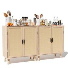 LITERRA Buffets Sideboards Cabinet Storage Cabinet for Kitchen Dining Room -