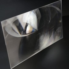 260X100MM Rectangle Optical PMMA Fresnel Lens Focal Length 500mm DIY Projector