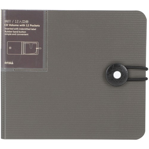2 PCS CD Booklet Travel Case Holder Organizer Insert Compact Disk Cases