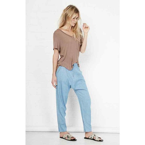 Finders Keepers Unterführhose Damen klein blau Reißverschluss Knöchel mittlere Leibhöhe neu mit Etikett - Bild 4 von 7