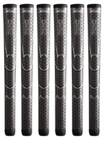 Set of 6 - Winn Dri-Tac Oversize Grip - Gray (7DT-DG)