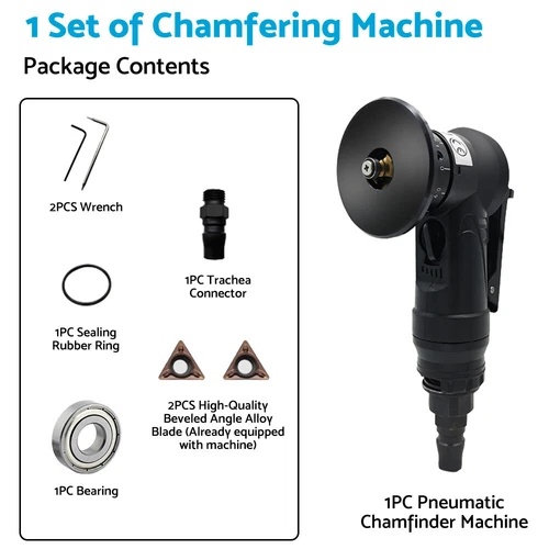 Air Chamfer Tool Trimming Mini Chamfering Pneumatic Beveling Machine Deburring